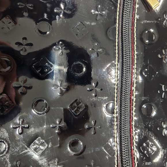 Invece black patent leather crossbody bag - Picture 10 of 11